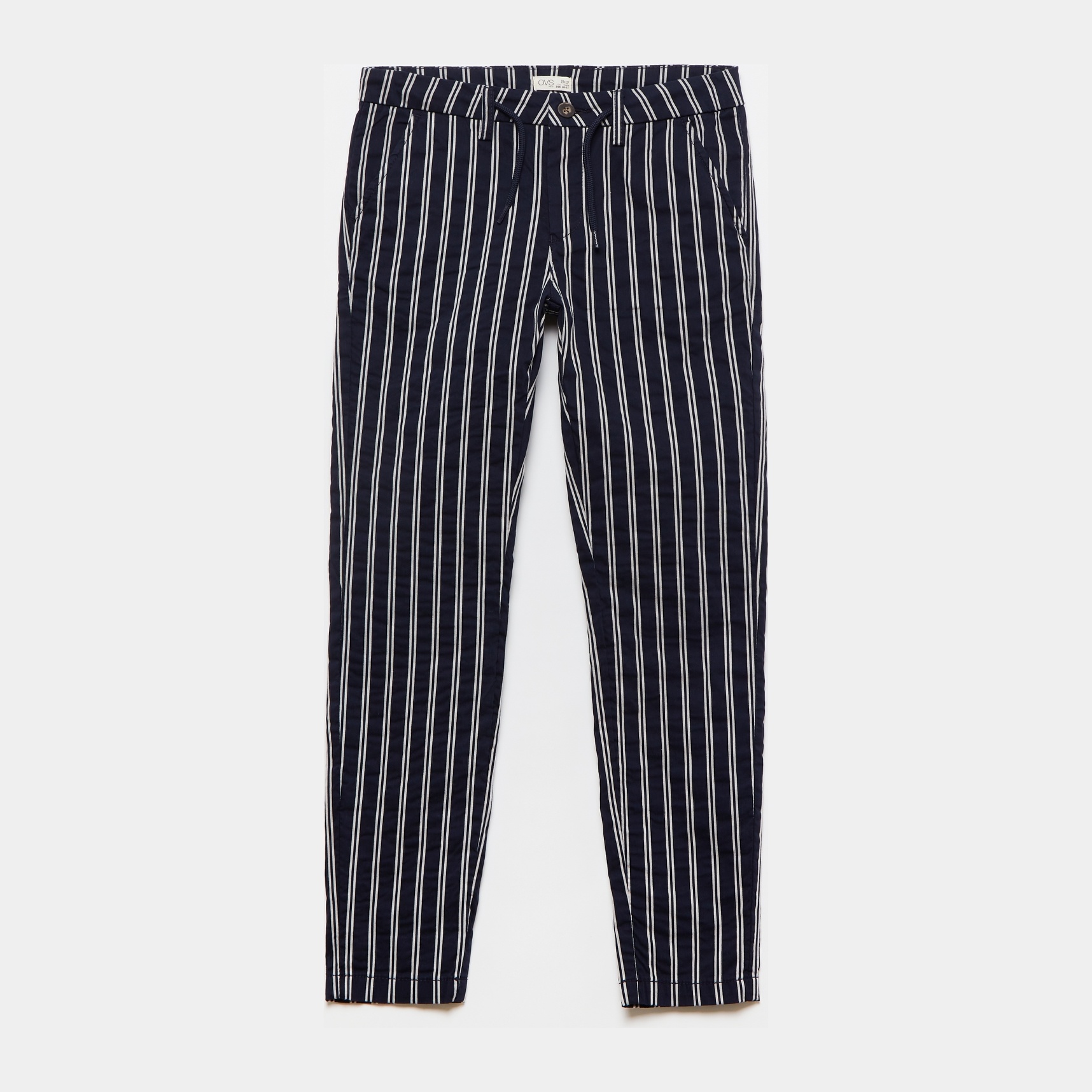 

Брюки OVS 1206408 152 см Blue-Striped White