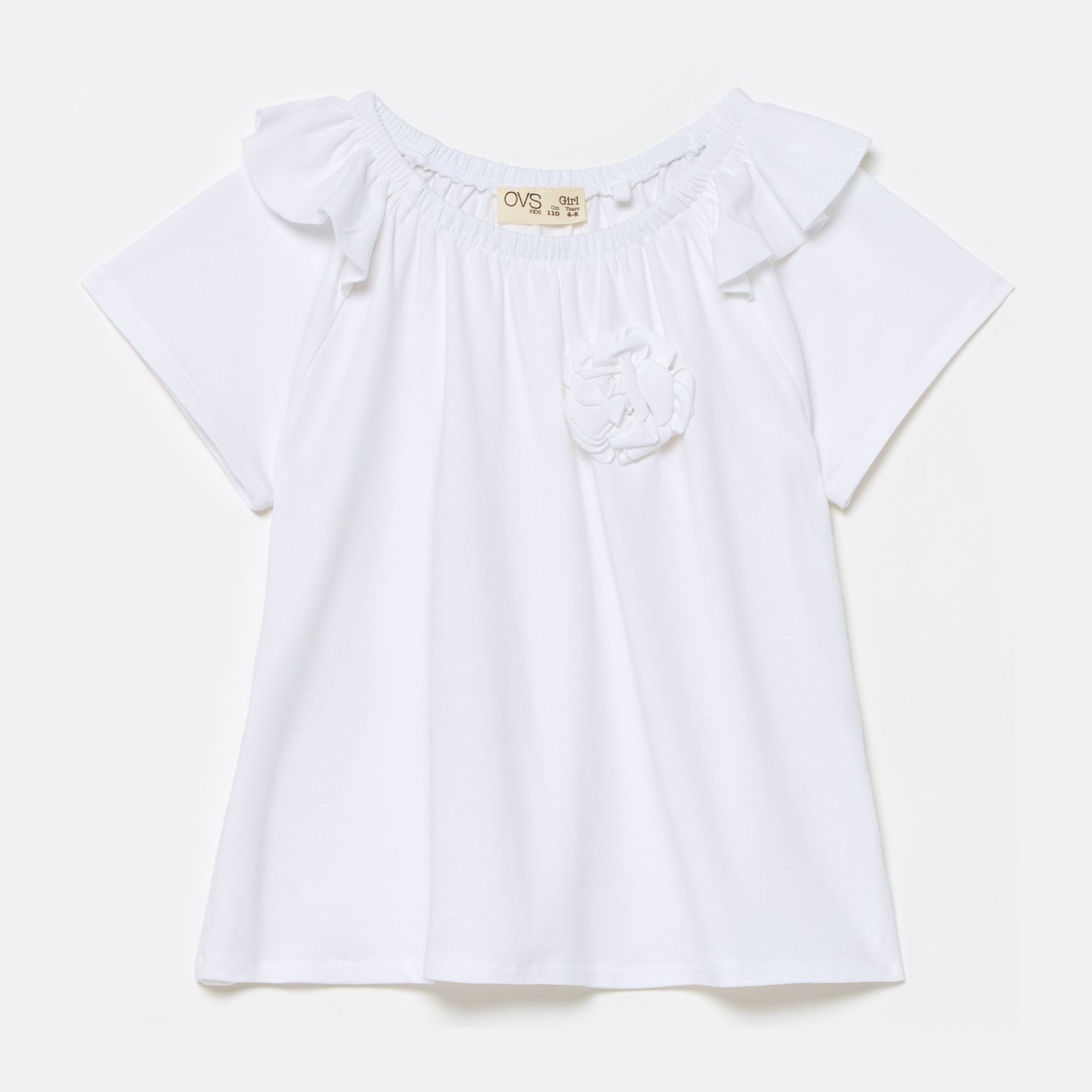 

Футболка OVS 1215324 128 см White