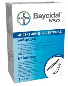 

Средство для уничтожения личинок мух Bayer Байцидал WP25 1кг