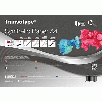 

Синтетическая бумага Copic Transotype Synthetic Paper А4, 150 гр 10 л