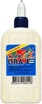 

Набор клея ПВА Эталон-С с супер (евро) колпачками 200 мл. 8 шт. (80118)