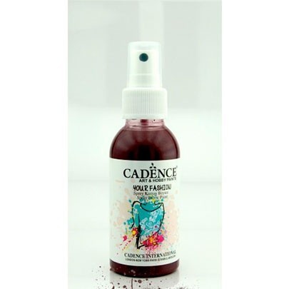 

Краска-спрей для ткани Cadence Your Fashion Spray Fabric Paint 100 мл Бордовый