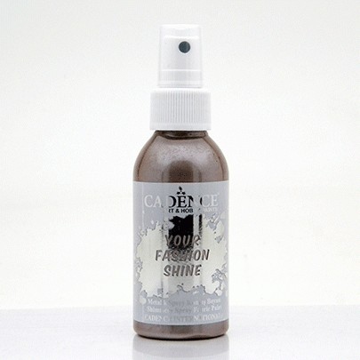 

Краска-спрей перламутровая для ткани Cadence Your Fashion Spray shinefabric Paint 100 мл Коричневый