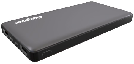 

Портативное зарядное устройство Energizer UE10015CQ-10000 mAh Li-pol+TYPE-C QC3.0 Grey