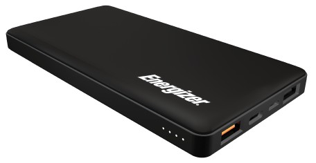 

Портативное зарядное устройство Energizer UE10015CQ-10000 mAh Li-pol+TYPE-C QC3.0 Black