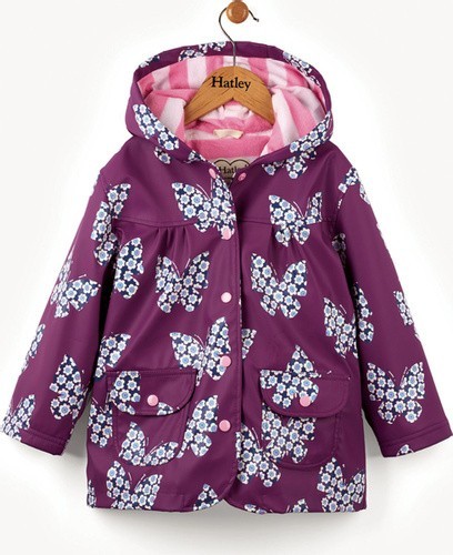 

Плащ Hatley Butterflies & Buds 6A фіолетовий 116см (RC5INBU231)