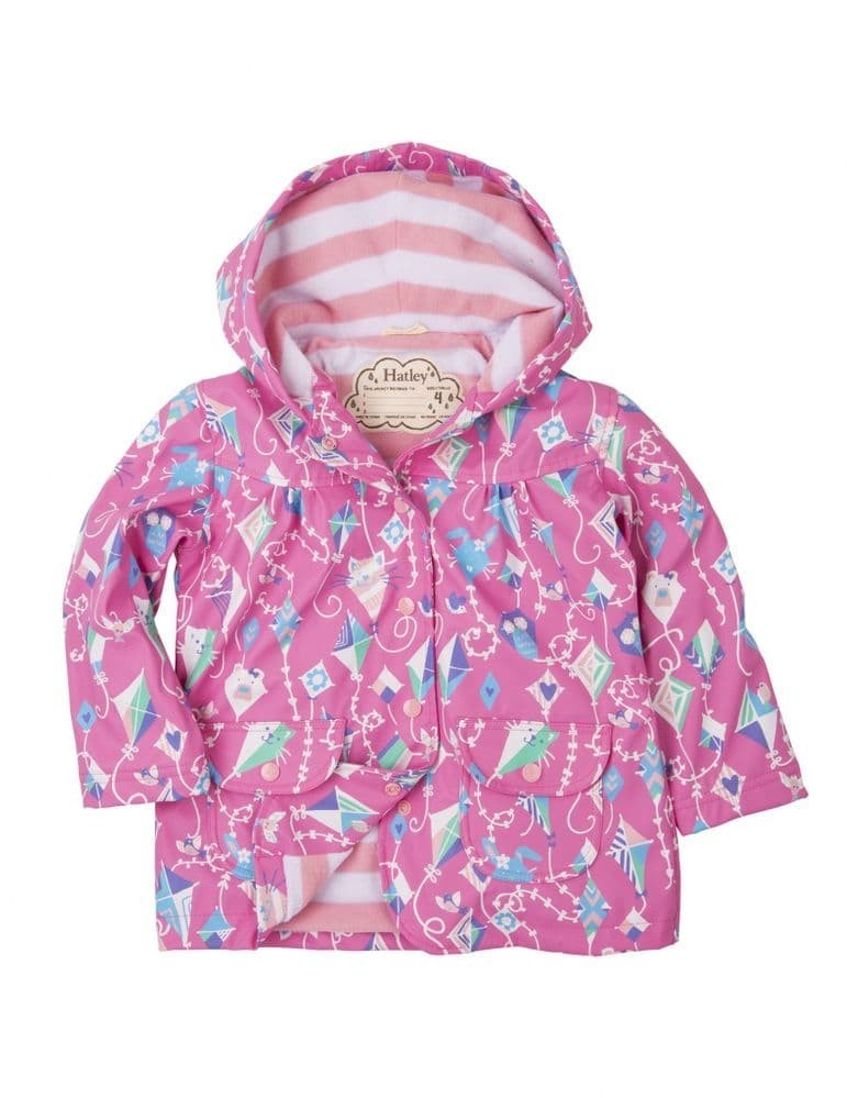 

Плащ Hatley Colourful Kites 7A рожевий 122см (RC5KITE253)