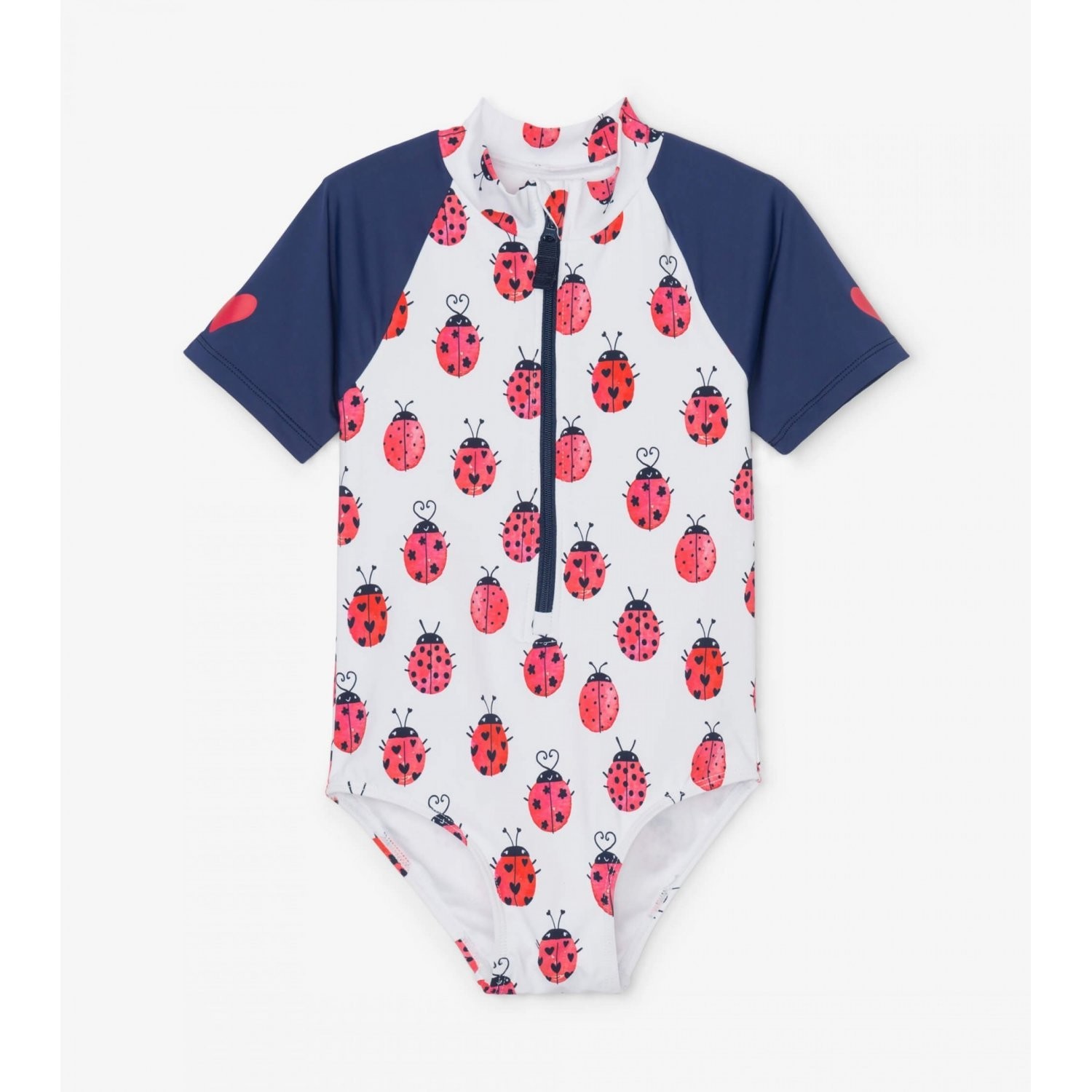 

Купальник суцільний Hatley Love Bugs 6A білий 116см (S20LBK1491)