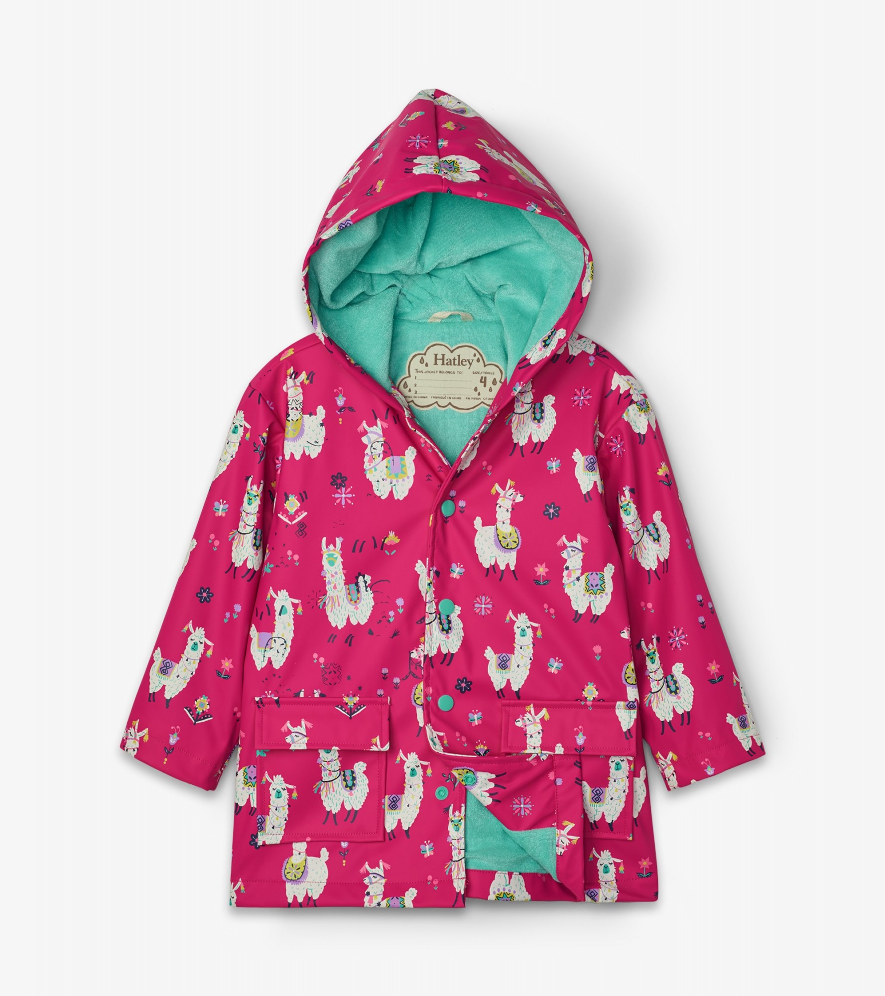 

Плащ Hatley Pretty Alpacas 10A малиновий 140см (F20PAK1336)