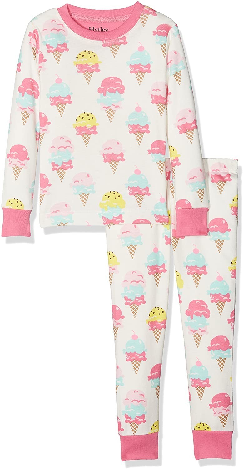 

Піжама Hatley Ice Cream Treats 2A білий 92см (PJACONE607)