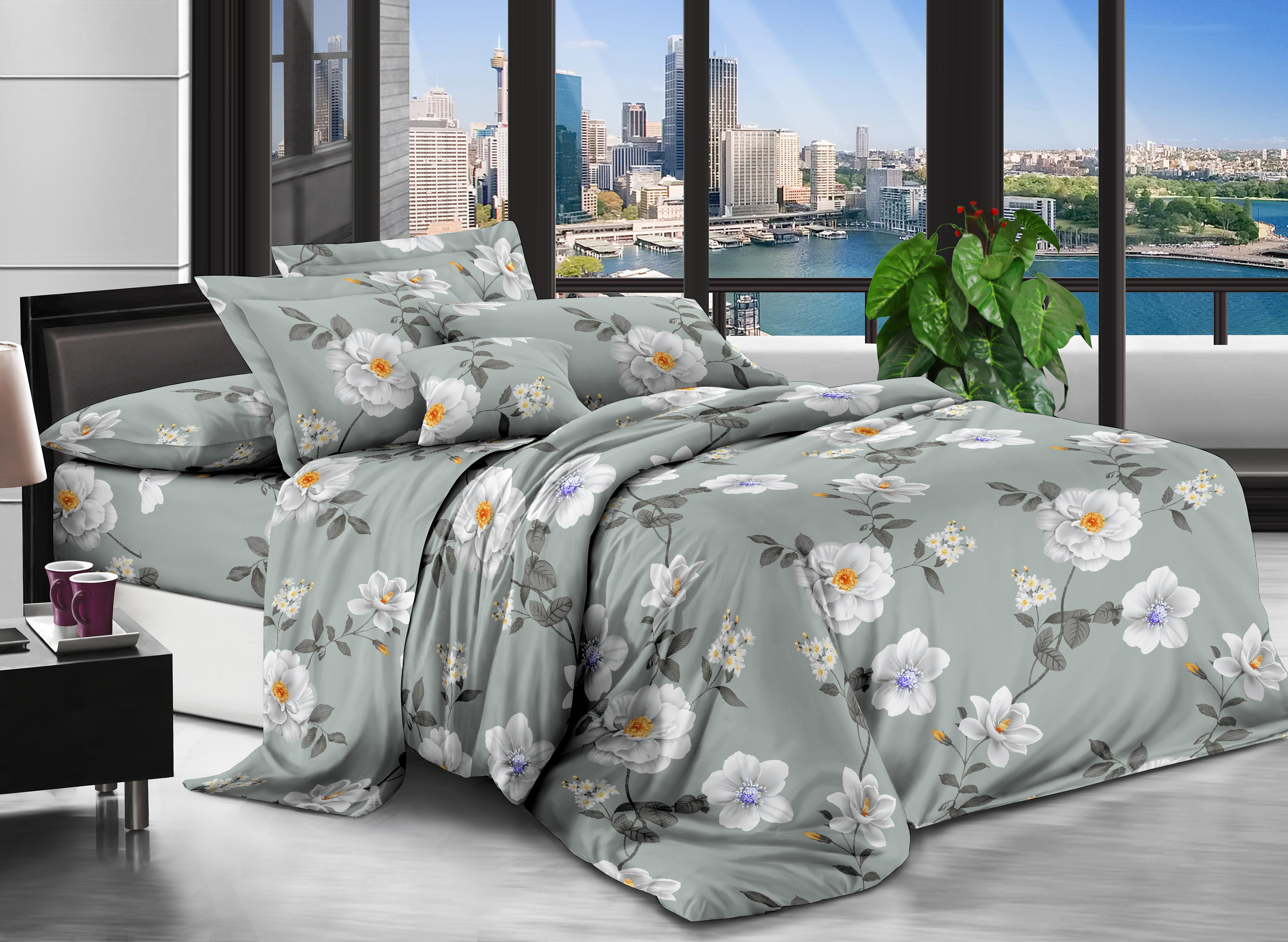 

Комплект постельного белья Modern Микросатин 15-0235 Dulness 2х16х220