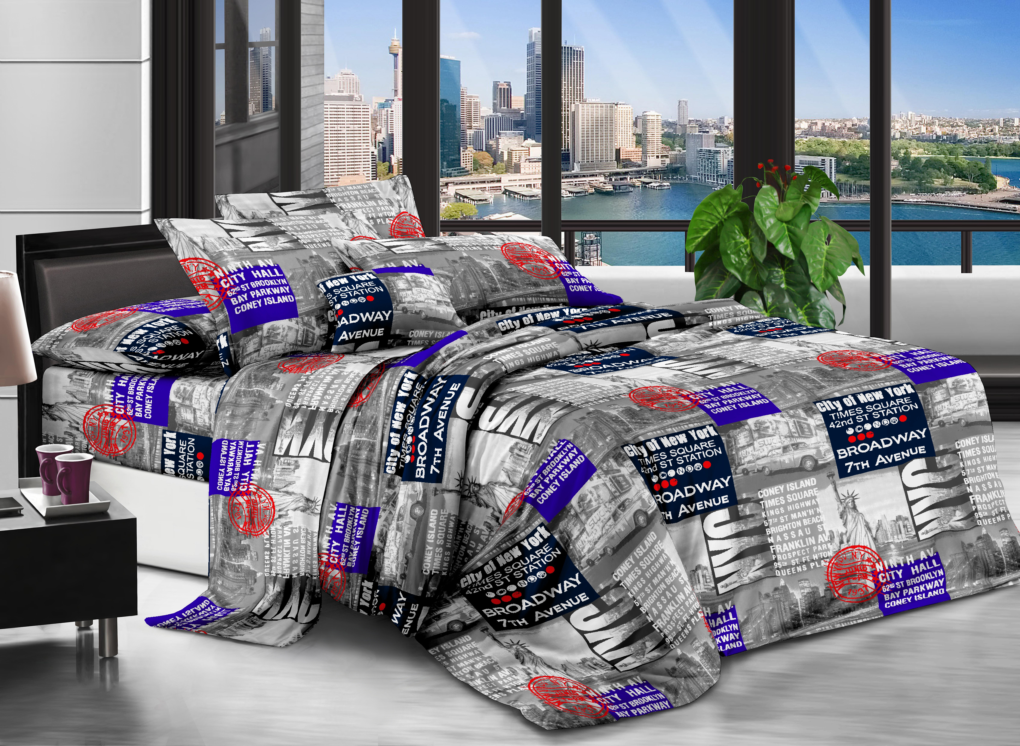

Комплект постельного белья Modern Микросатин 15-0257 Donald 143х210