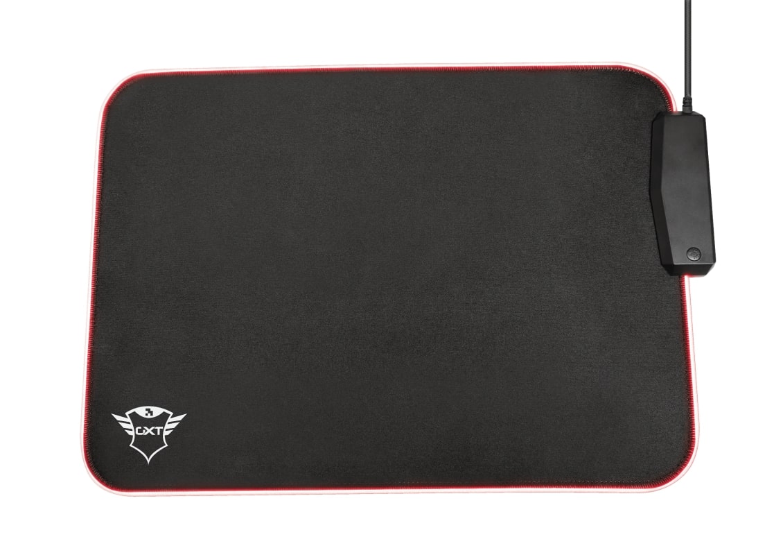 

TRUST GXT 765 Glide-Flex RGB Mouse Pad with USB Hub Black (23646)