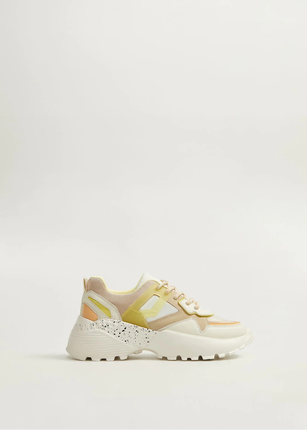 

Кросівки MANGO Deportivas maxi suela Amarillo pastel 37 комбінований