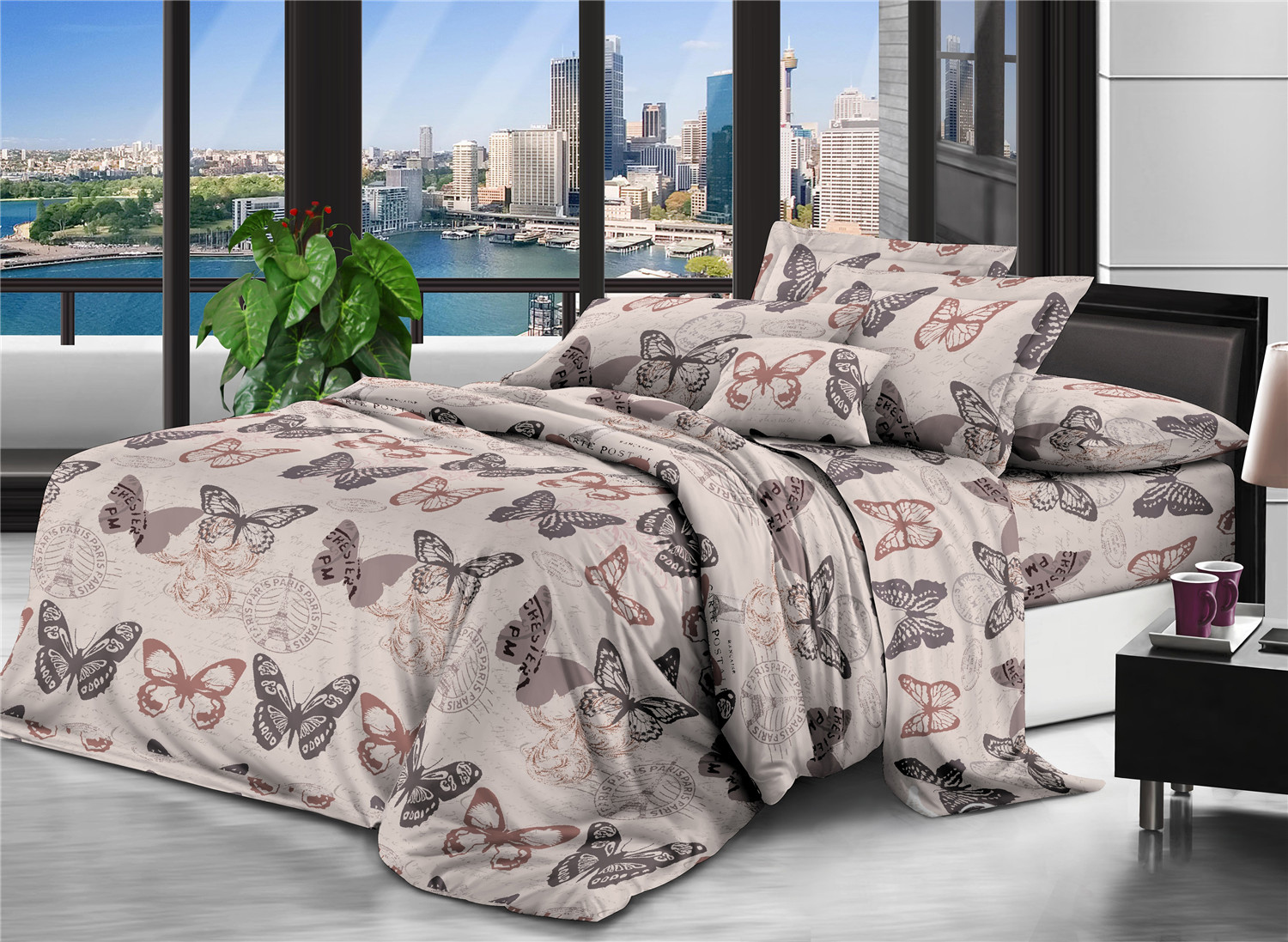 

Пододеяльник Modern Микросатин 15-0227 Azure 143x210