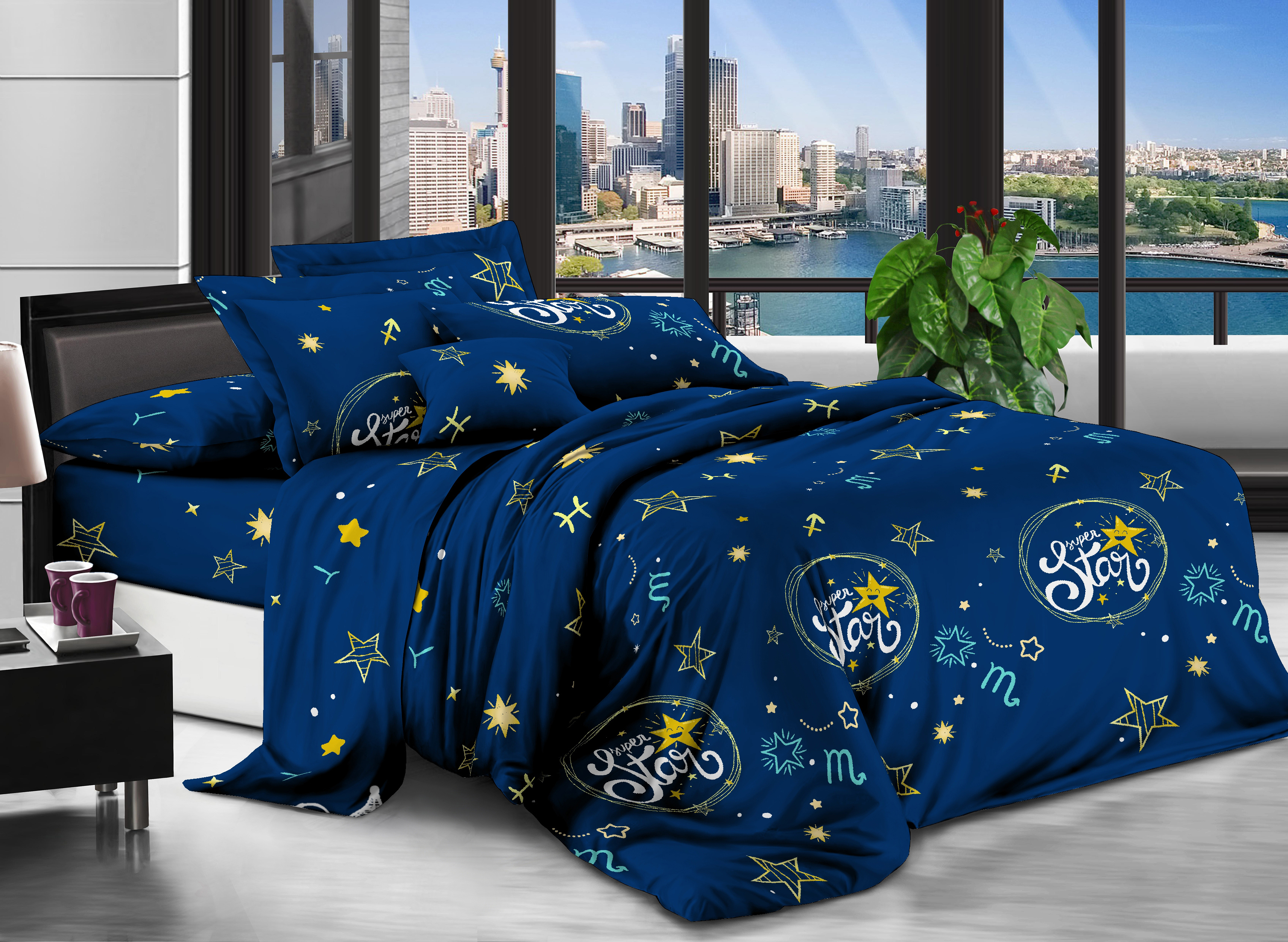 

Пододеяльник Modern Микросатин 15-0228 Electrik 160x220