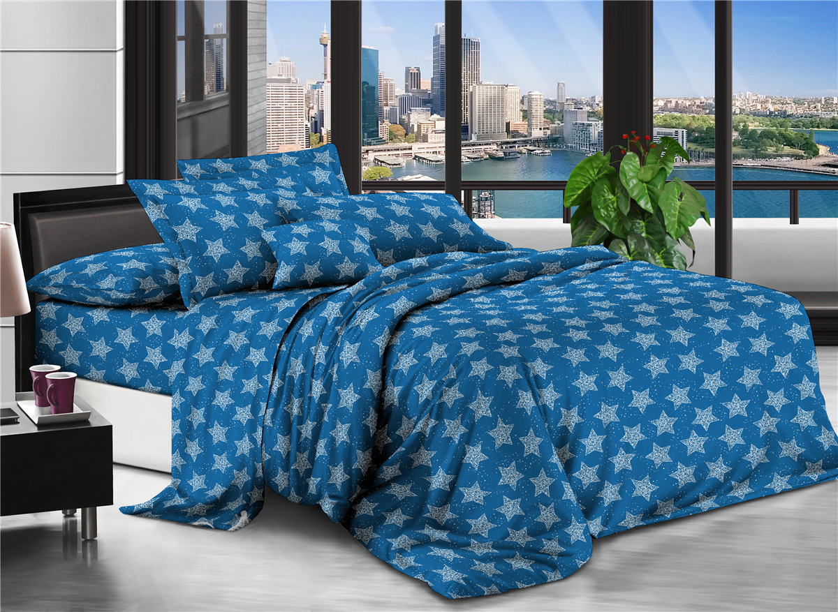 

Пододеяльник Modern Микросатин 15-0231 Blue Star 175x210