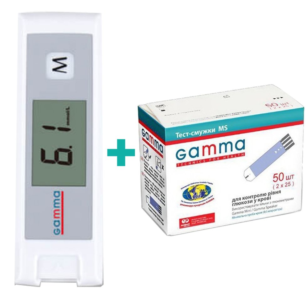 Глюкометр Гамма Мини - Gamma Mini + 50 тест-полосок от продавца ...