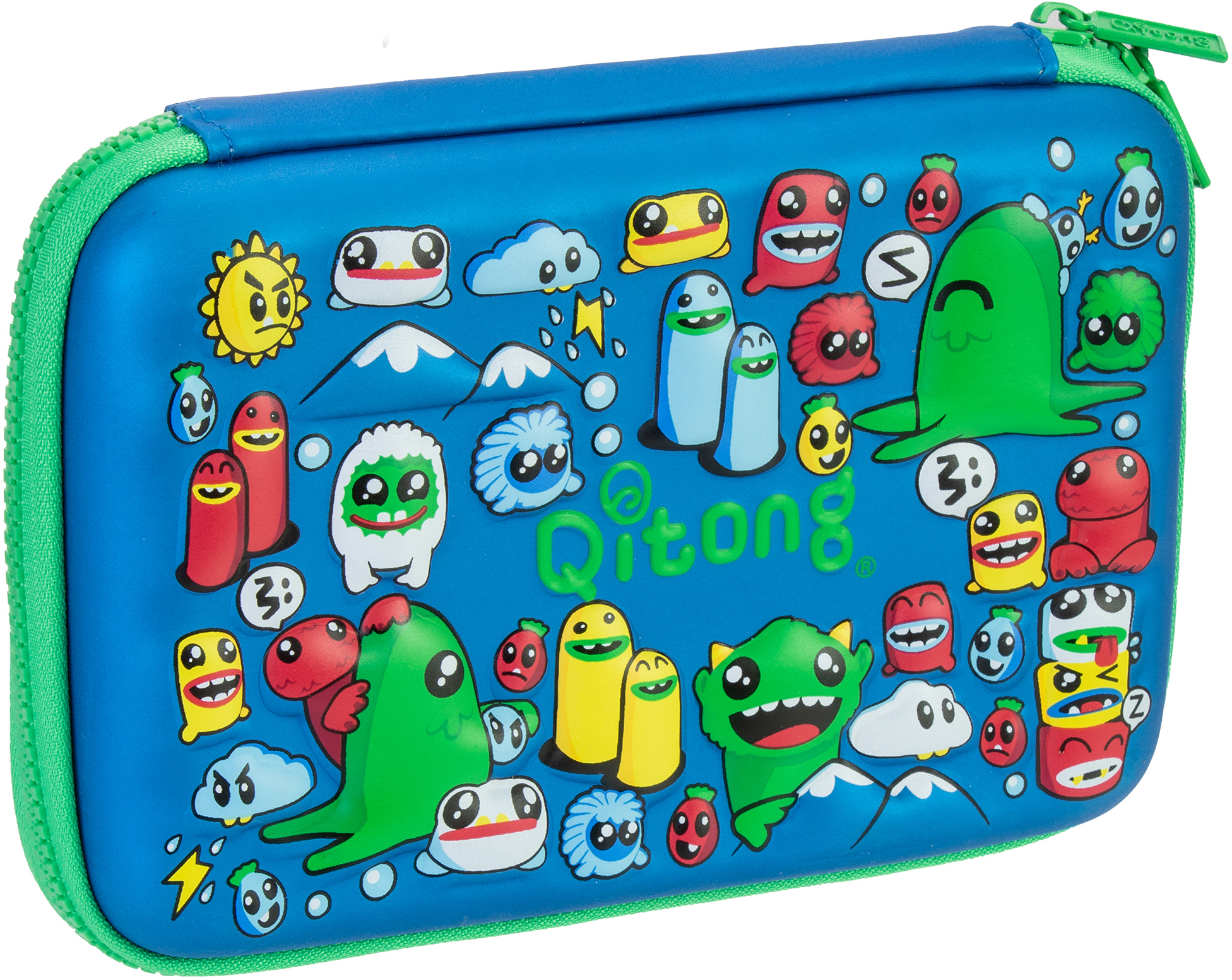 

Пенал Cool For School 1 отделение с органайзером синий (QT-5622-Blue)