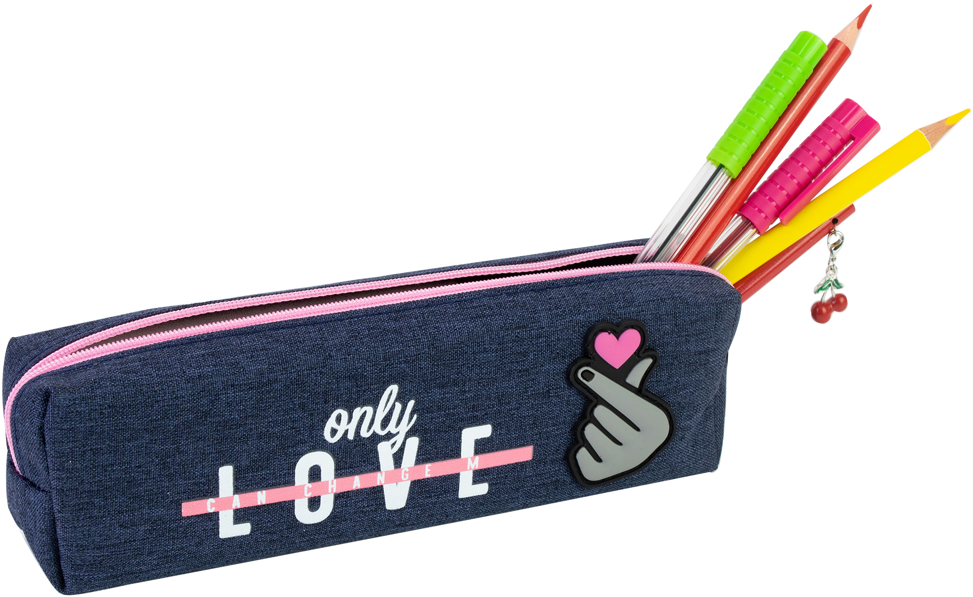 

Пенал Cool For School 1 отделение синий (CF87004)