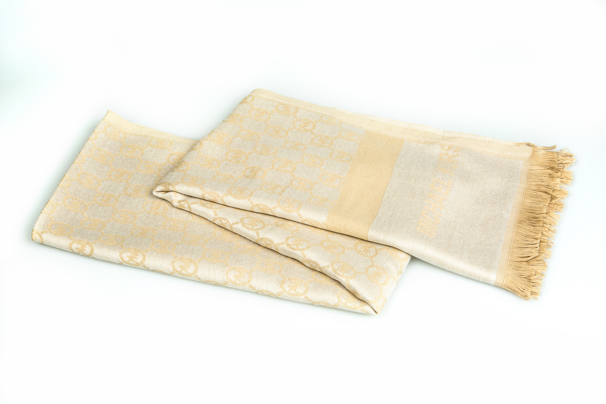 

Женский шарф Alberta COTTON MIC 026 STANDART Бежевый