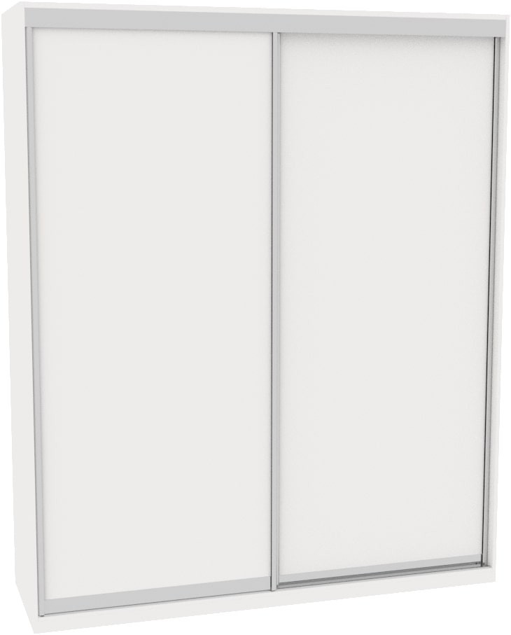 

Шкаф-купе ДОМ ЭКО206 Белый ДСП 200x60x240