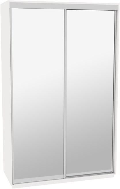 

Шкаф-купе ДОМ ЭКО166 Белый Зеркало 160x60x240