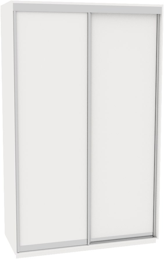 

Шкаф-купе ДОМ ЭКО166 Белый ДСП 160x60x240