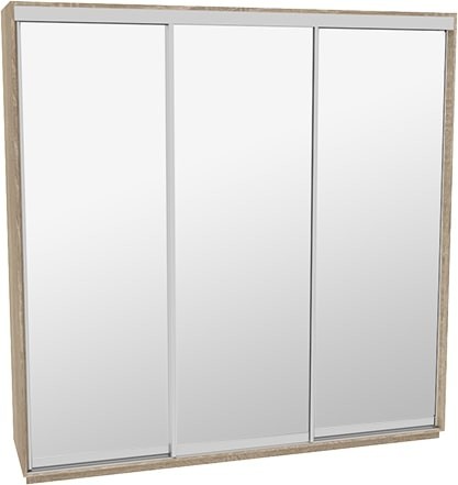 

Шкаф-купе ДОМ Н4246 Дуб сонома Зеркало 240x60x240