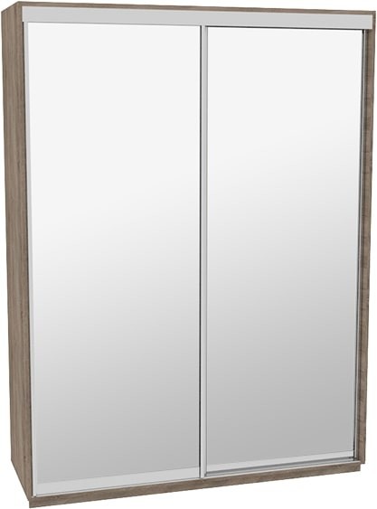 

Шкаф-купе ДОМ Н3196 Дуб сонома трюфель Зеркало 190x60x240