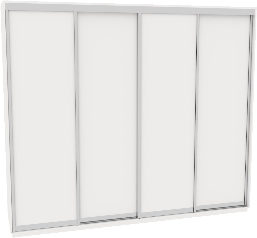 

Шкаф-купе ДОМ Н4306 Белый ДСП 300x60x240