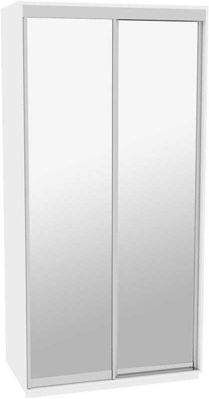 

Шкаф-купе ДОМ ЭКО136 Белый Зеркало 130x60x240