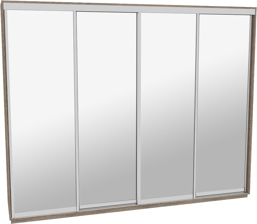 

Шкаф-купе ДОМ Н4336 Дуб сонома трюфель Зеркало 330x60x240