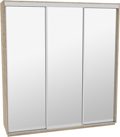 

Шкаф-купе ДОМ Н2216 Дуб сонома Зеркало 210x60x240