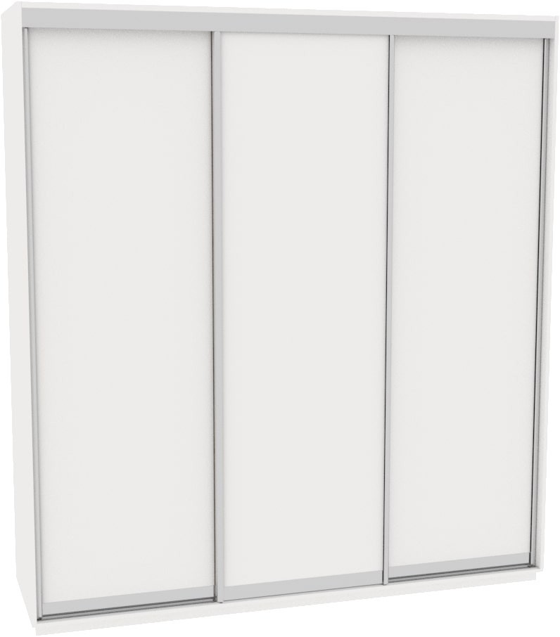 

Шкаф-купе ДОМ ВГ226 Белый ДСП 220x60x240
