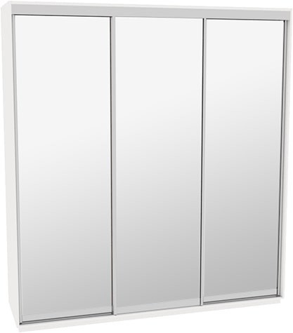 

Шкаф-купе ДОМ Н2216 Белый Зеркало 210x60x240