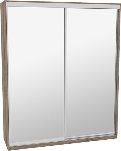 

Шкаф-купе ДОМ Н4226 Дуб сонома трюфель Зеркало 220x60x240