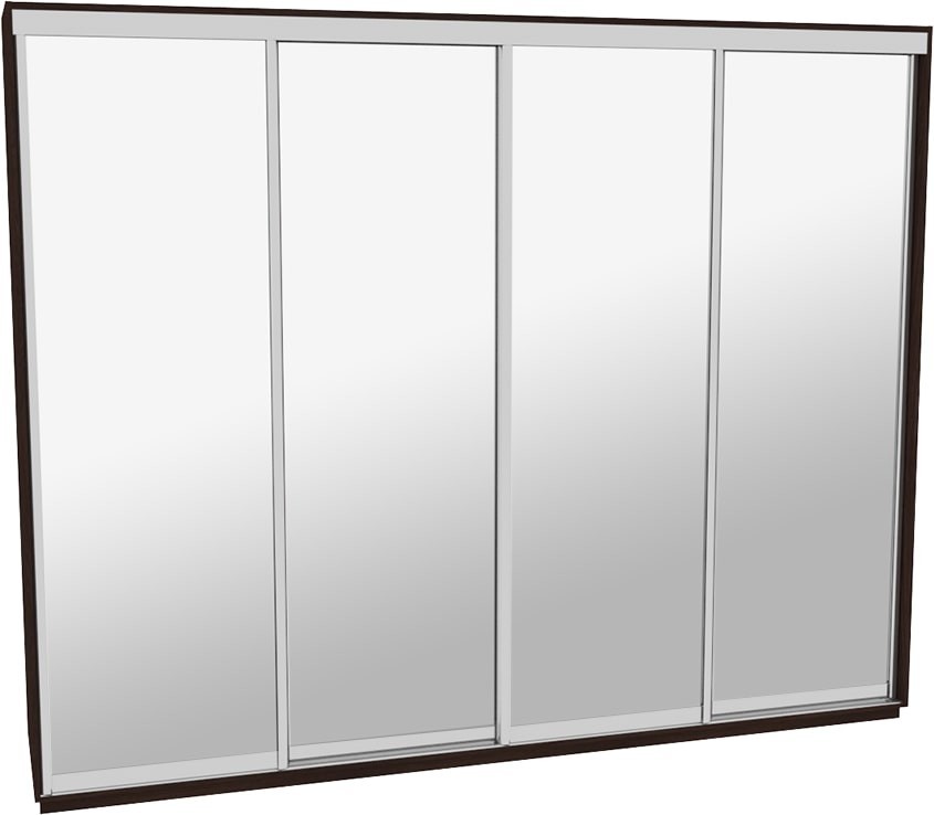 

Шкаф-купе ДОМ Н4356 Венге Зеркало 350x60x240