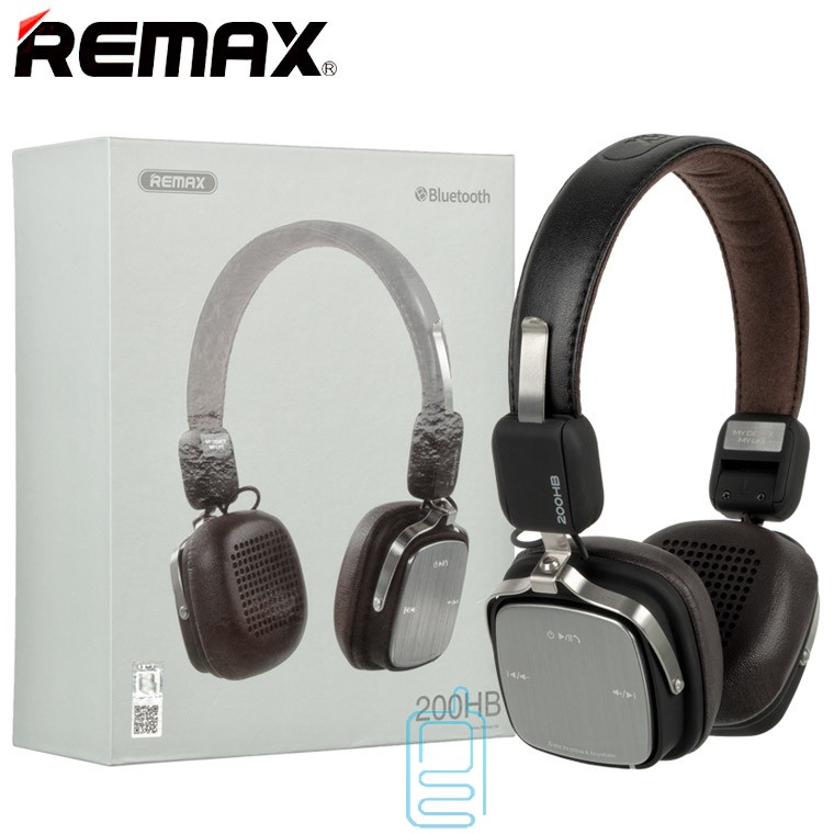 

Bluetooth наушники с микрофоном Remax RB-200HB черные