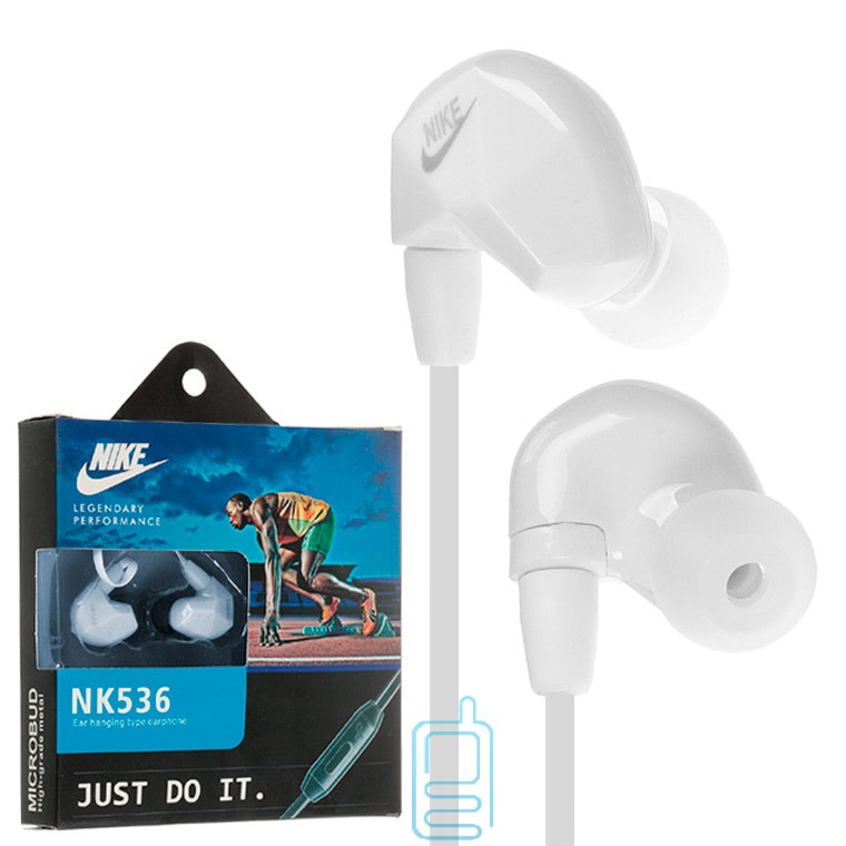 

Наушники с микрофоном Nike NK-535/S536 белые