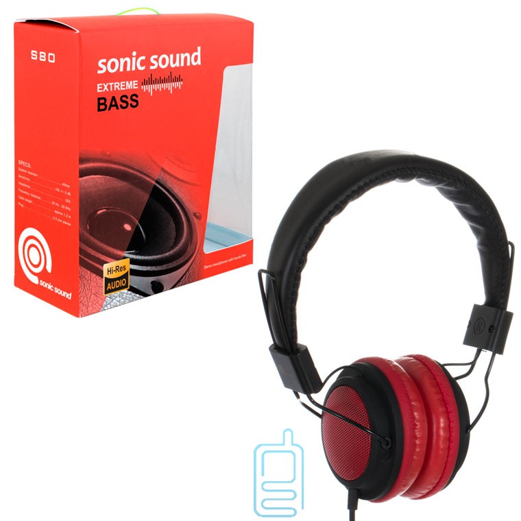 

Наушники Sonic Sound E110 красные