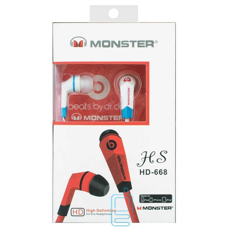 

Наушники Beats monster HD-668 белые