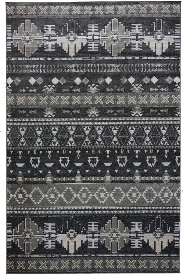 

Ковер Devos-Caby VERSAILLES 84081 1.6х2.3 м. Прямоугольник Черный_black/silver