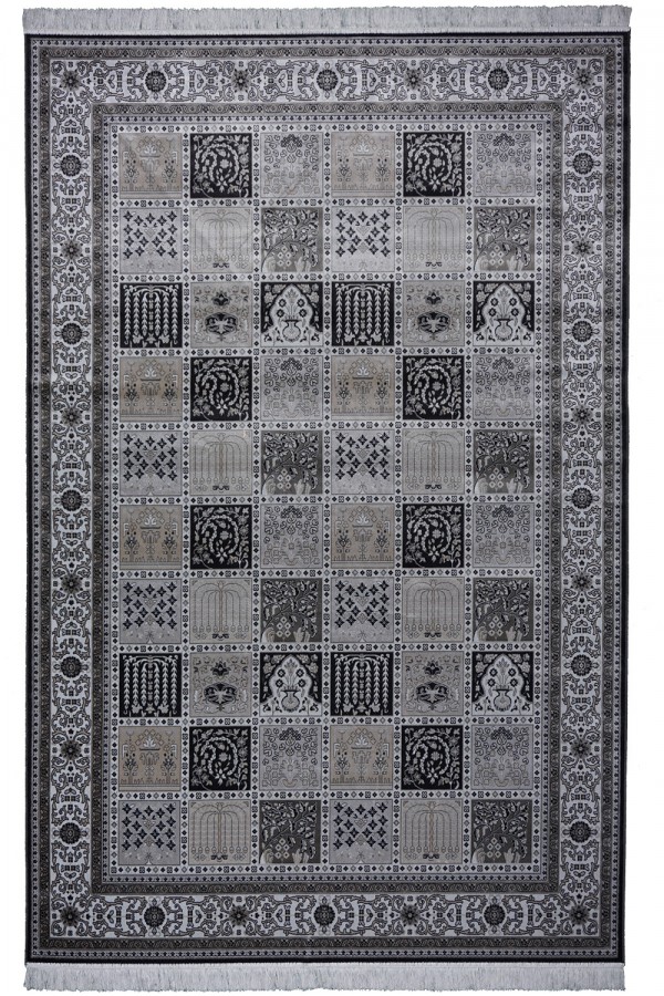 

Ковер Devos-Caby VERSAILLES 84141 0.65x1.35 м. Прямоугольник Черный_black/silver
