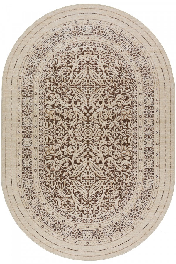 

Ковер AGNELLA SONKARI W 2х3 м. Овал Крем