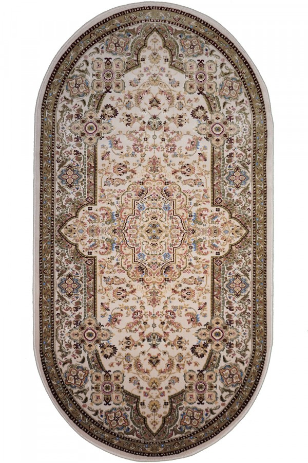 

Ковер ROYAL KERMAN 0803C 0.8x1.5 м. Овал Бежевый