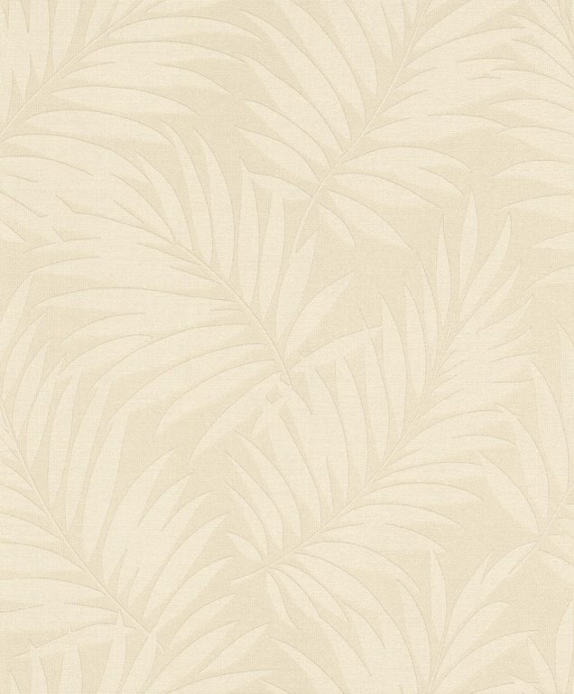 

Виниловые обои на флизилиновой основе Rasch Barbara Home Collection 527544 кофейно-бежевый листья
