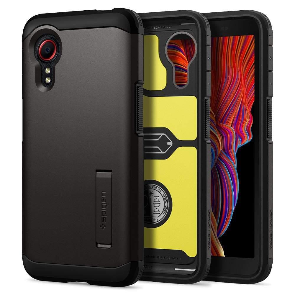 

Чехол Spigen Tough Armor для Samsung Galaxy Xcover 5 Gunmetal
