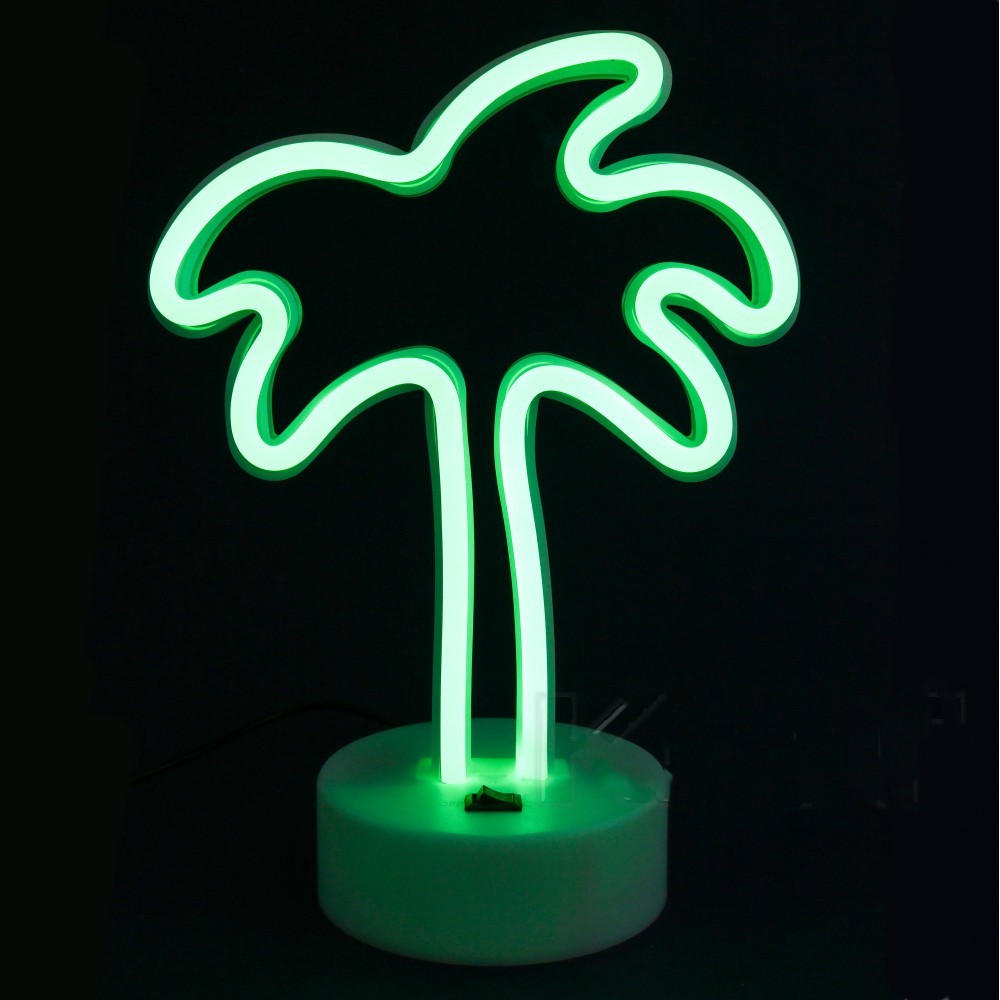 

Неоновый светильник LED Lights Palm Декоративная LED лампа "Пальма" Green