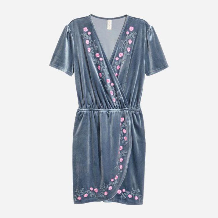 

Платье H&M 2hm053300001  Голубое, Платье H&M 2hm053300001 34 Голубое